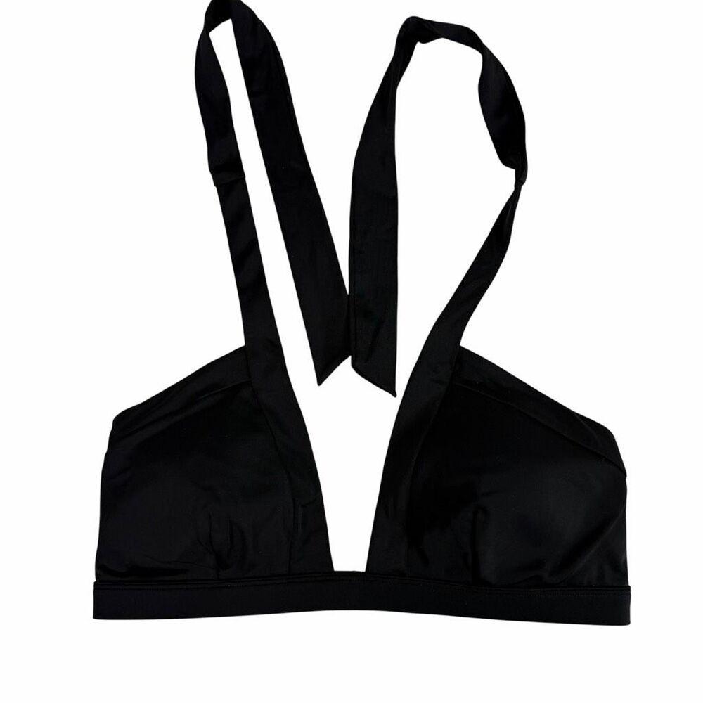 Boden Ithaca Black Bikini Top size 12